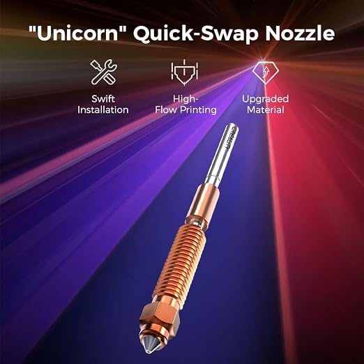 Creality Official K1C/ K1 SE Nozzle, 0.4mm 1PCS Quick-Swap 3D Printer Nozzle Kit - Image 2