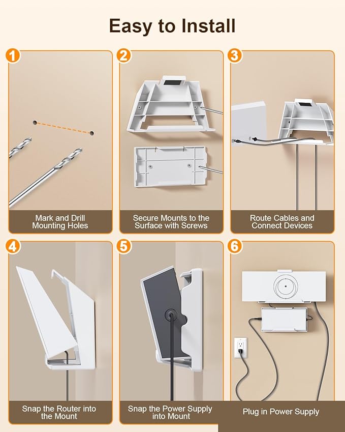 Starlink Standard 4X/V3 Gen 3 Router Wall Mount and Standard Power Supply Mount - Image 4