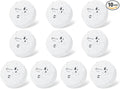 Geevon 10 Pack Water Leak Detectors, 100dB Water Sensor Alarms Flood Detector by GEEVON