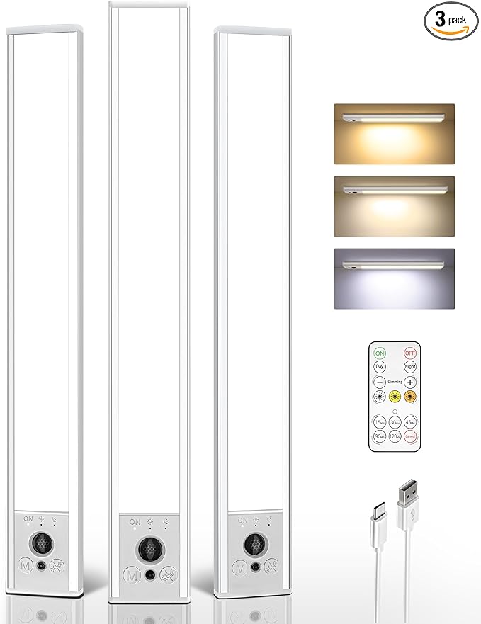 EZVALO 3-Pack 16.5inch Under Cabinet Lighting by EZVALO