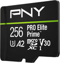 PNY 256GB PRO Elite Prime™ C10 U3 V30 A2 microSDXC Flash Memory Card – by PNY