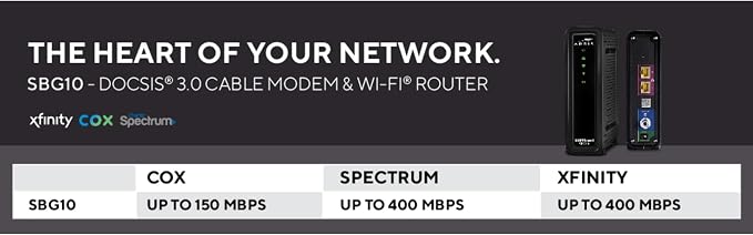 ARRIS - Modem Router Combo - DOCSIS 3.0 16 x 4 Gigabit & AC1600 WiFi, 400 Mbps - Image 6