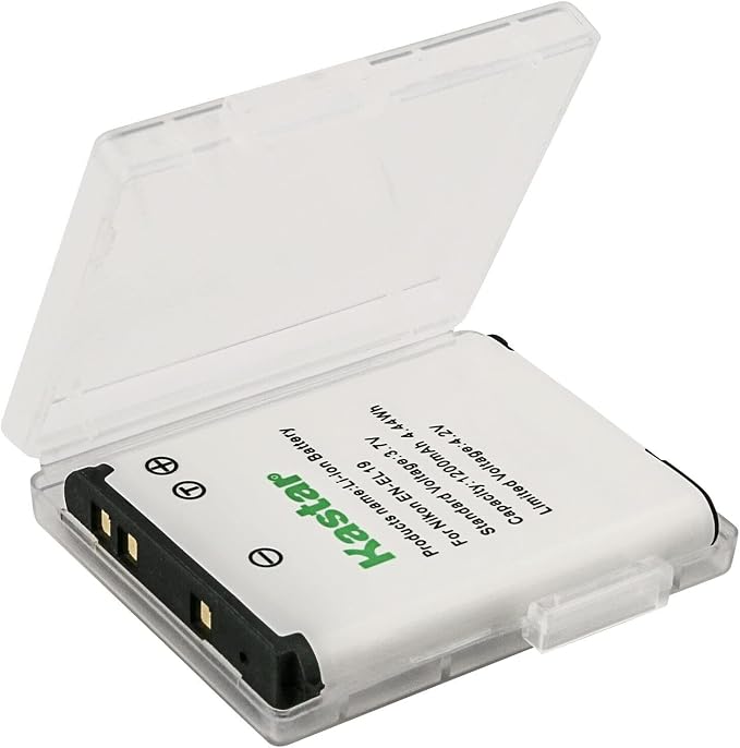 Kastar 1-Pack EN-EL19 Battery and AC Wall Charger Replacement - Image 2