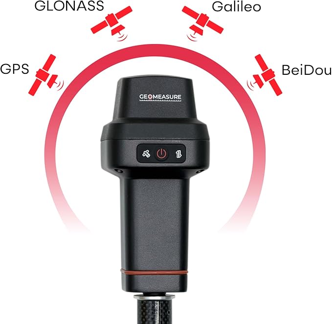 GEO-Measure RTK GNSS Survey Equipment, Handheld GPS Rover Receiver - Image 4