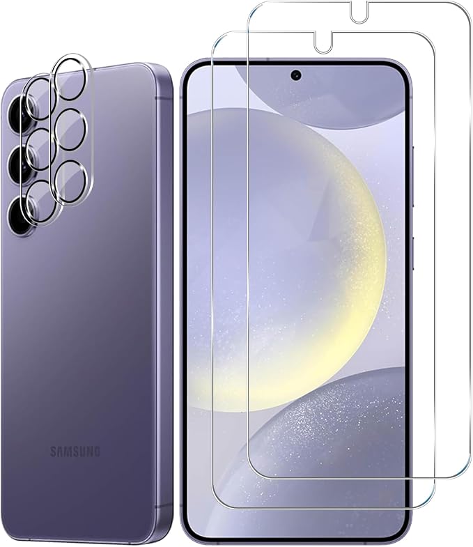 BIGFACE Galaxy S24 Tempered Glass Screen Protector + Camera Lens Protector by Wehaveaprofessionalteam