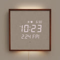 mooas Wooden Frame LED Silent Wall Clock by mooas