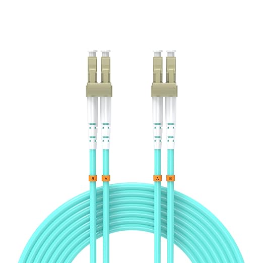 50Meters 165ft LC/UPC-LC/UPC 10GB Multi-Mode Fiber Optic Cable LC to LC OM3 by Buacoz
