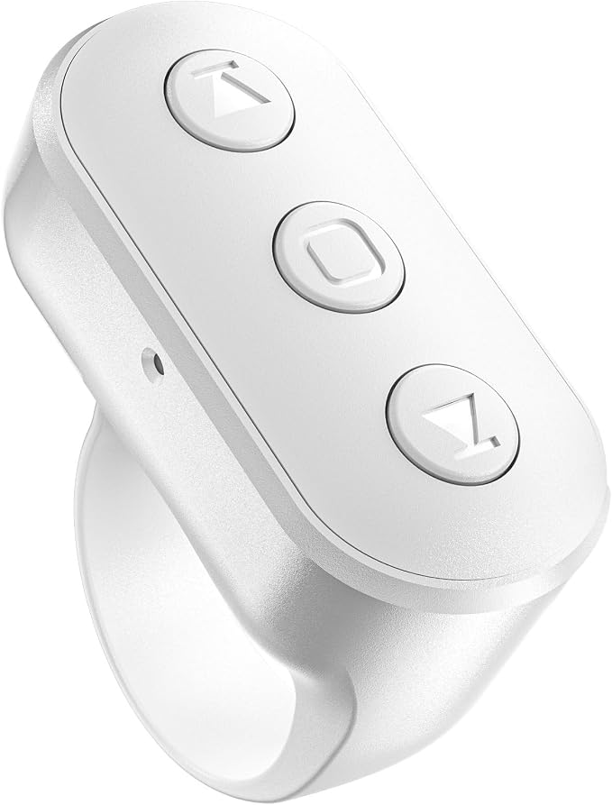 Wireless Ring Phone Zoom Remote by Kefotic