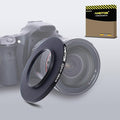49mm Lens to 58mm Camera Lens Adapter, 49mm to 58mm Filter Step-Up Adapter Ring by AMOTOK