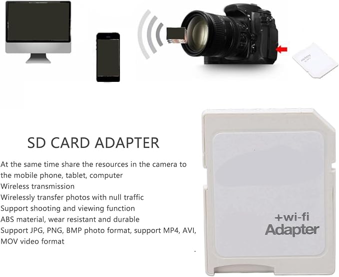 TF to SD Card Adapter, Memory to Storage Card Network Adapter Connect Up to 3 - Image 6