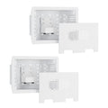 9" in-Wall Media Box, Recessed Outlet Wall Box, Structured Media Enclosure by Pegzone