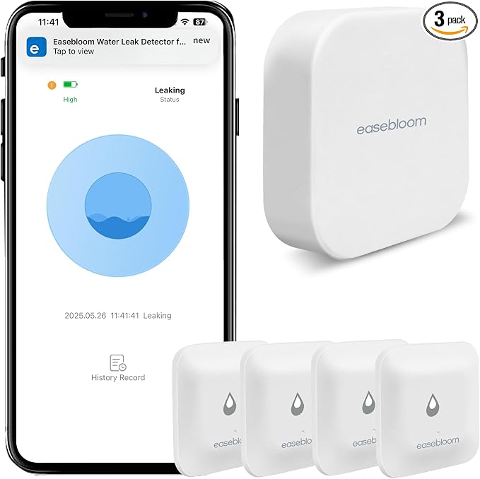 Water Leak Detector for Home by Easebloom