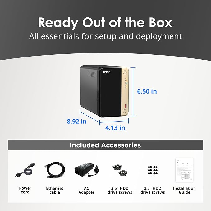 QNAP TS-264-8G-US 2 Bay High-Performance Desktop NAS - Image 8