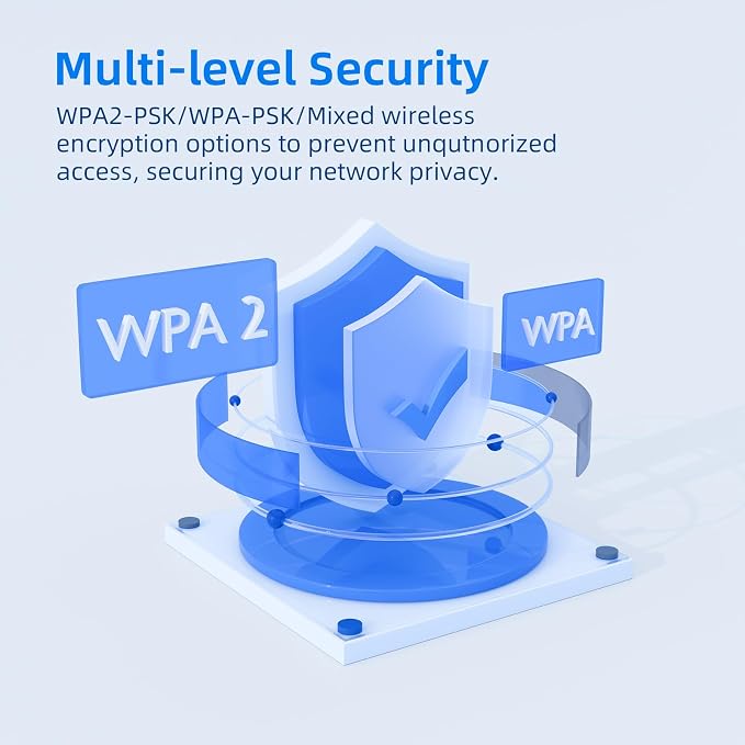 U-SPEED N300 WiFi Router 2.4G Easy Setup Wireless Internet Network Router - Image 5