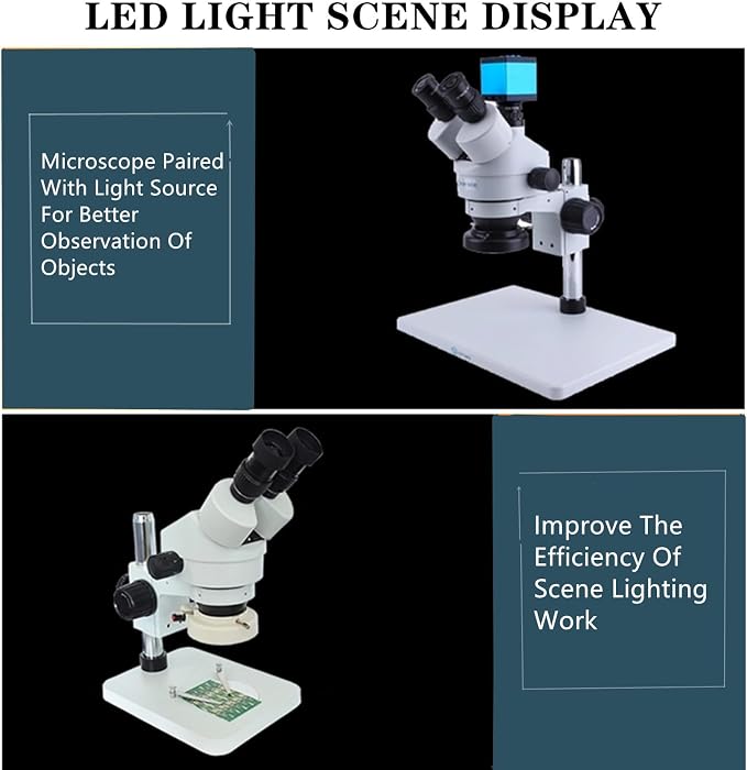 TreochtFUN Microscope 144 Led Ring Light Adjustable Illuminator, Microscope - Image 8