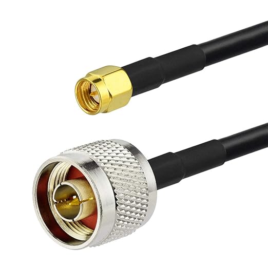 Superbat SMA Male to N Male RF Coaxial Coax Cable 25ft + 3pcs SMA to N - Image 2