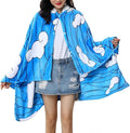 Juejuezi Hooded Wearable Blanket Hoodie Throw Blanket Cloak Cosplay Costume by Juejuezi