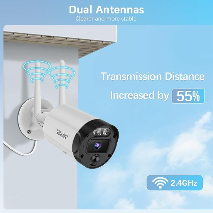 【All-in-One Security System】 Outdoor Wireless Security Camera System, Home - Image 6