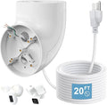 Eave Mount with Power Cable for Ring Floodlight Cam Wired Plus/Pro, Ring by Honeast