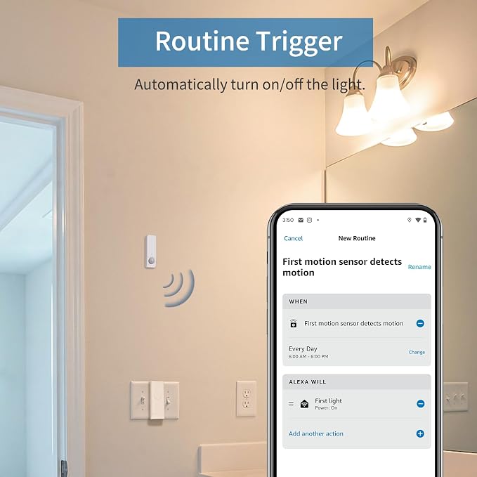 THIRDREALITY Zigbee Motion Sensor 4 Pack, Zigbee Hub Required, Pet Friendly - Image 4