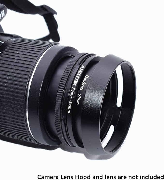 55mm Lens to 52mm Camera Lens Adapter, 55mm to 52mm Filter Step-Down Ring - Image 6