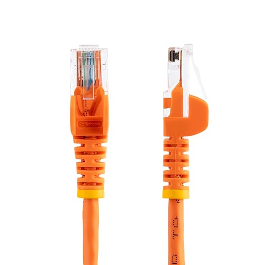 StarTech.com Cat5e Patch Cable - 3 ft - M/M - Orange - Image 2