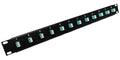 Ultra Spec Cables 12 Port LC Fiber Patch Panel 10Gb/40Gb Multimode 19" by UltraSpecCables