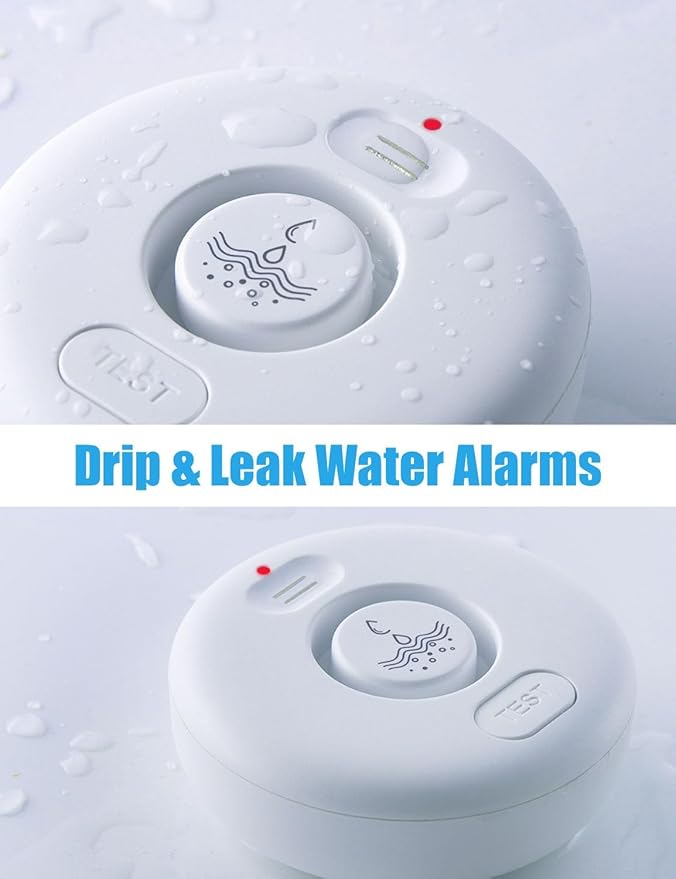 Water Leak Detectors for Home, 120dB Adjustable Water Leak Alarm for WiFi - Image 2