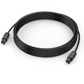 Optical Audio Cable 15 feet, Digital Audio Optical Cable Ultra-Thin Cord by DteeDckDirect