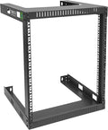 RIVECO 12U 19" Wall Mount Server Rack – 17.7" Deep 2 Post Open Frame Cabinet by RIVECO
