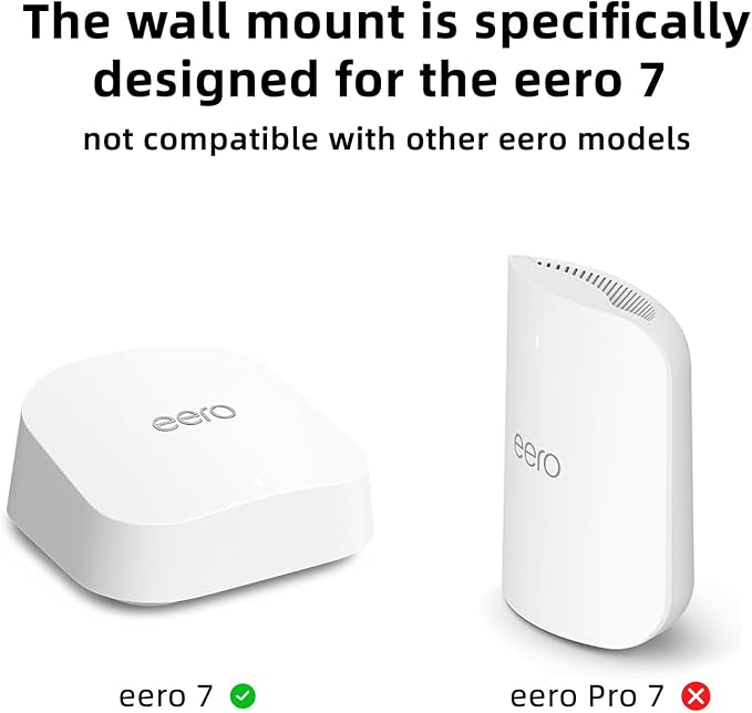 Outlet Wall Mount for eero 7, No-Drill Plug Adapter - Image 2