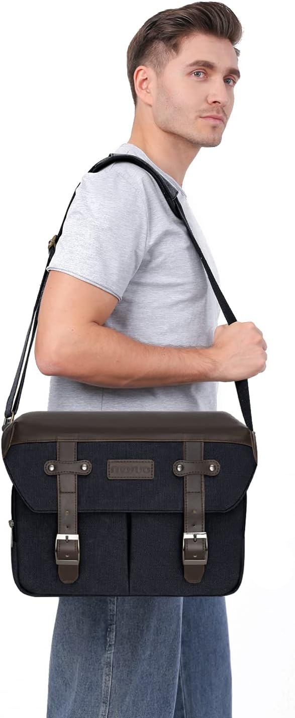 MOSISO Camera Case Crossbody Shoulder Messenger Bag, DSLR/SLR/Mirrorless - Image 6