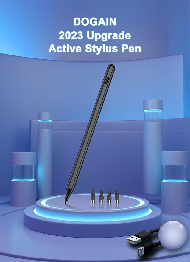 Stylus Pens for Touch Screens Power-Display Tablet Pen POM Tip Magnetic Digital - Image 7