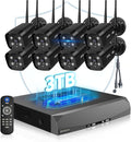 《Dual Antennas & 130° Wide Angle》Wireless Security Camera System Outdoor by OHWOAI