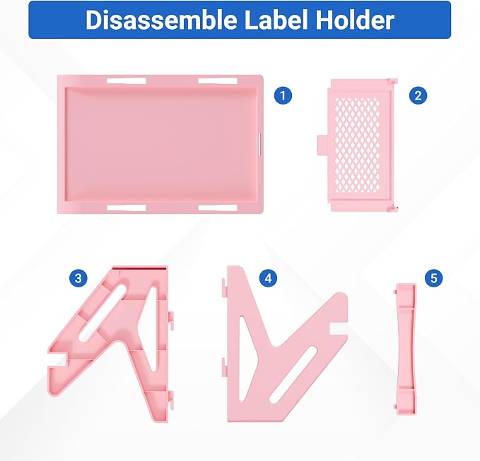 Label Holder, Compatible with Rolls and Fan-Fold Labels, Thermal Label Paper - Image 5