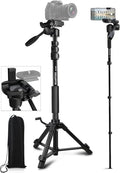 Camera Tripod 69 Inch, Patented 3-Way Swivel Portable Phone Tripod Professional by NIANYISO-Themosttrustworthyoutdooractivitypartner