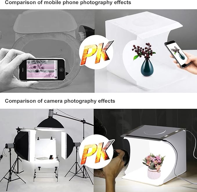 Photo Light Box 10" Portable Folding Photography Light Tent kit - Image 6