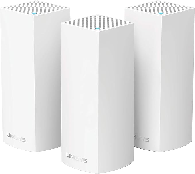 Linksys WHW0301 Velop Intelligent Mesh WiFi Router System: AC2200 Tri-Band by Amazon+Renewed