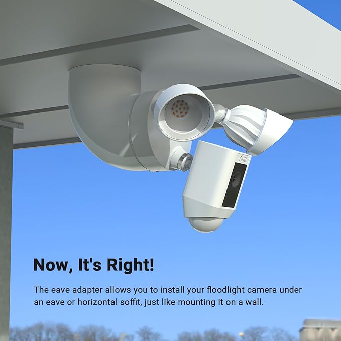 Holicfun Eave Mount for Ring Floodlight Cam Wired Plus/Pro, Ring Smart Lighting - Image 4