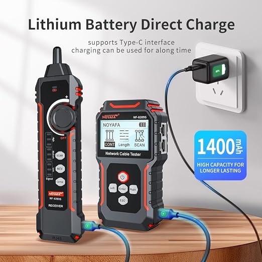 NOYAFA NF‑8209S Network Cable Tester – Upgrade Ethernet Cable Tester - Image 6