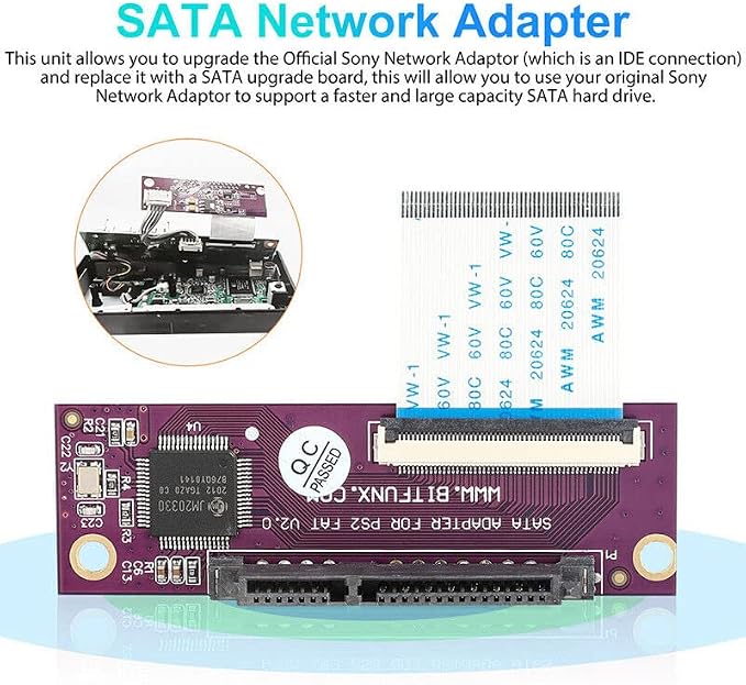 SATA 2.5 Upgrade Adapter for Sony PlayStation 2 IDE Hard Drive Network Adaptors - Image 2