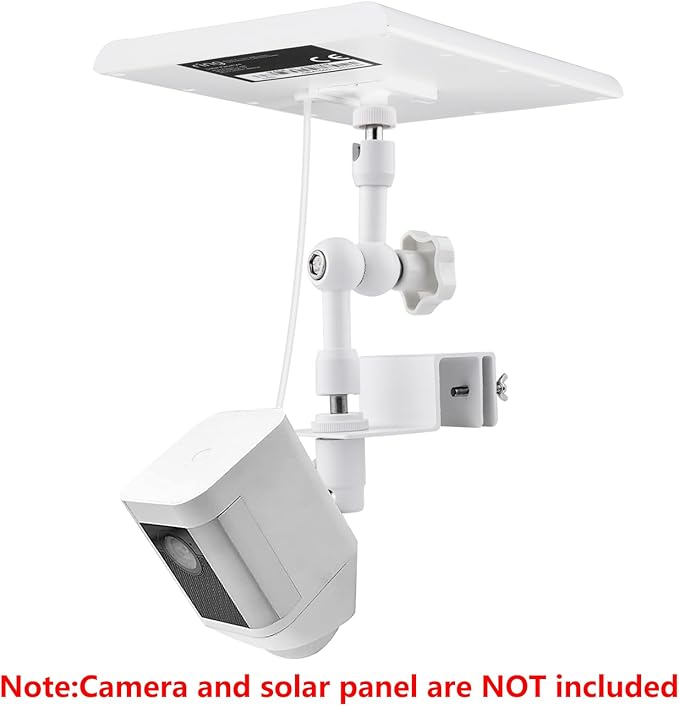 2-in-1 Gutter Mount for Solar Panel, Stick Up Cam Battery, Spotlight Cam and - Image 4