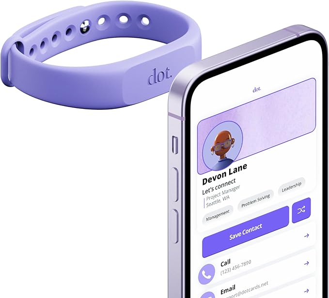 dot. Band - Digital Business Card Wristband - Tap Compatible by dotcards