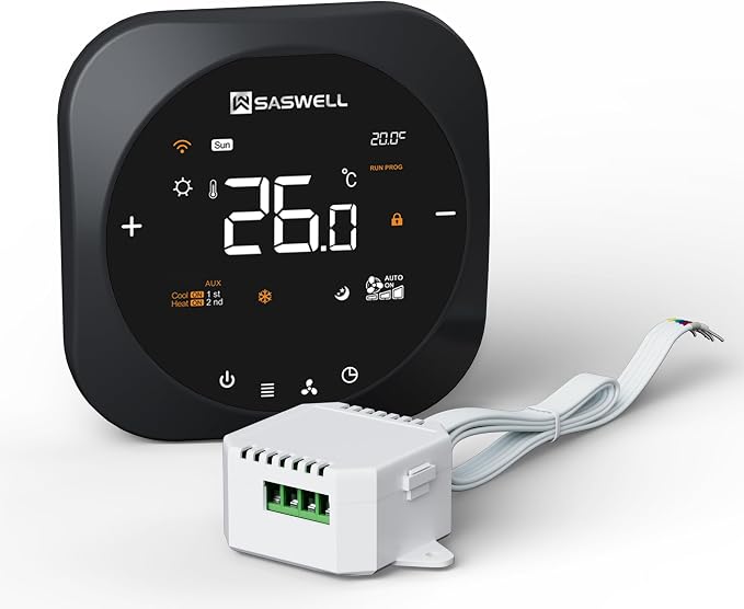 Smart WiFi Thermostat for Home, Programmable Thermostat by Saswell