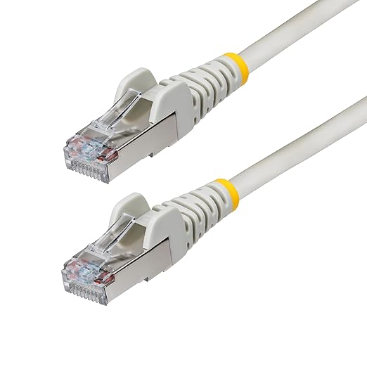 StarTech.com 6in Gray CAT6a Ethernet Cable, Snagless RJ45, 100W PoE++, 27AWG by StarTech