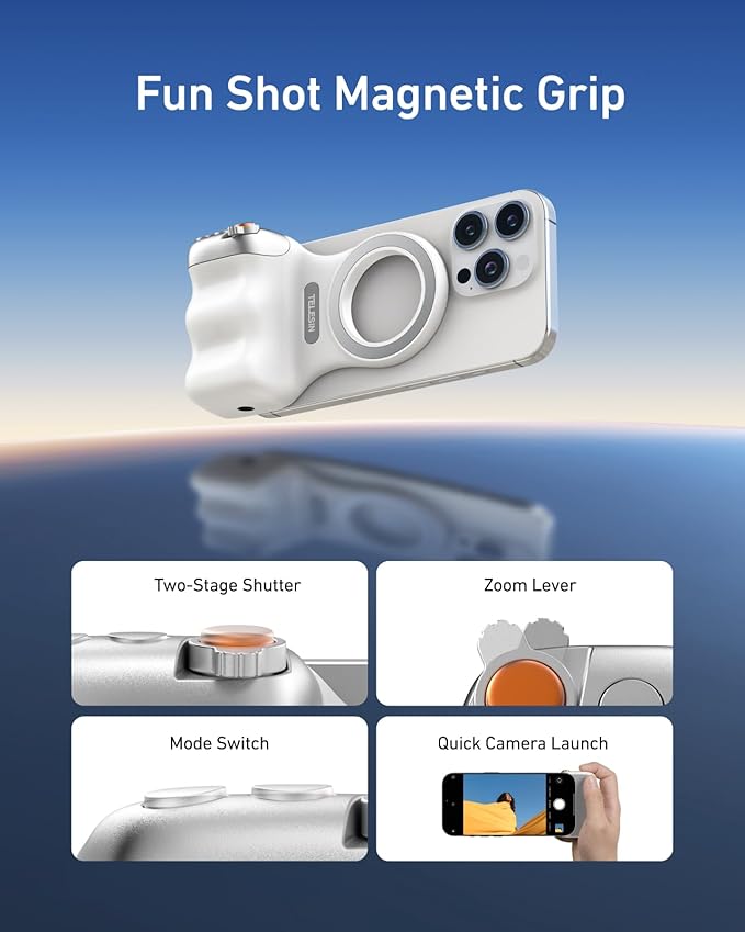 TELESIN Fun Shot Magnetic Phone Camera Grip 2 - Image 3
