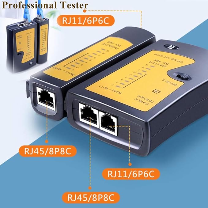 LEATBUY Network Crimp Tool Kit for RJ45/RJ11/RJ12/CAT5/CAT6/Cat5e/8P, - Image 6