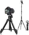 Camera Tripod 66.7 Inch, Patented 3-Way Rotating Portable Cameras Stand by NIANYISO-Themosttrustworthyoutdooractivitypartner