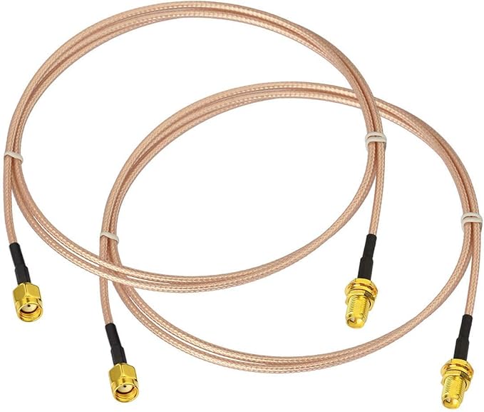 Bingfu WiFi Antenna Extension Cable RP-SMA Male to RP-SMA Female Bulkhead Mount - Image 7