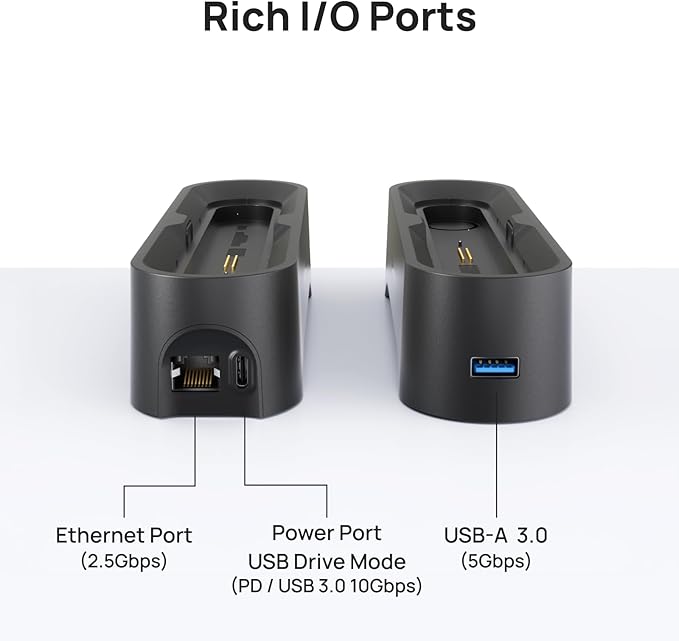 PocketCloud Dock for Portable NAS, M.2 NVMe Slot, Expend Storage, 2.5GbE - Image 6